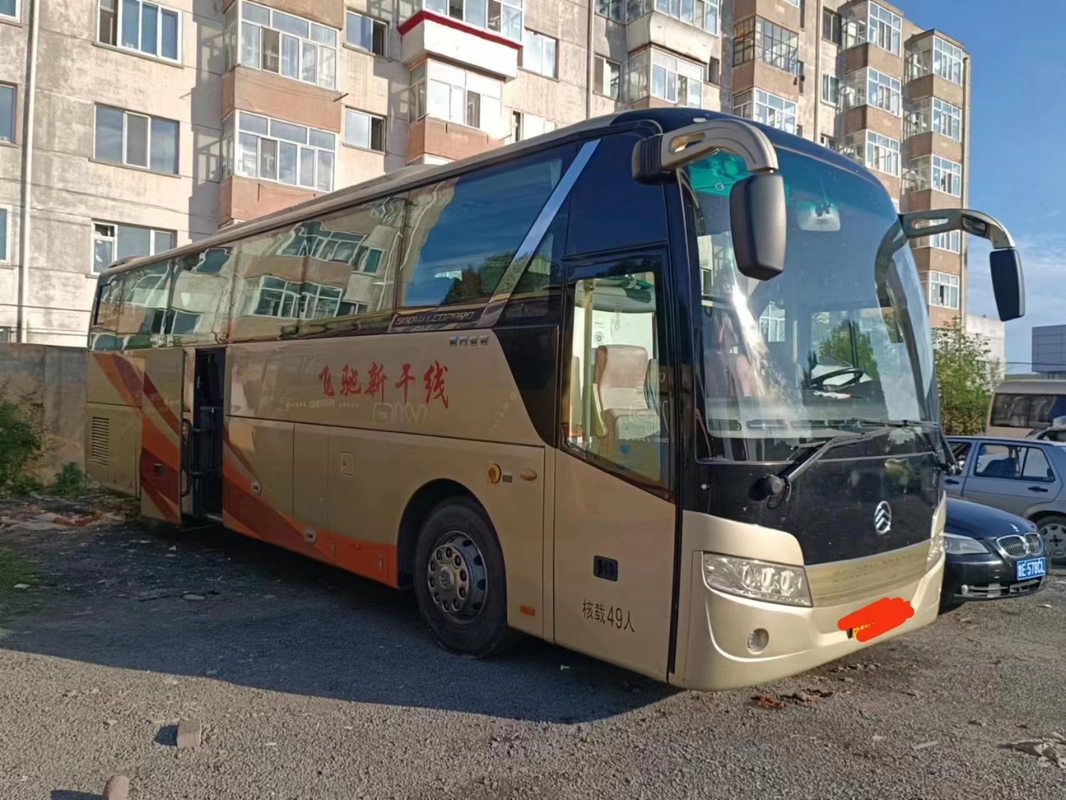 2012 a mão esquerda dourada de Dragon Used Coaster Bus XML6113 LHD que conduz 49 assentos treina