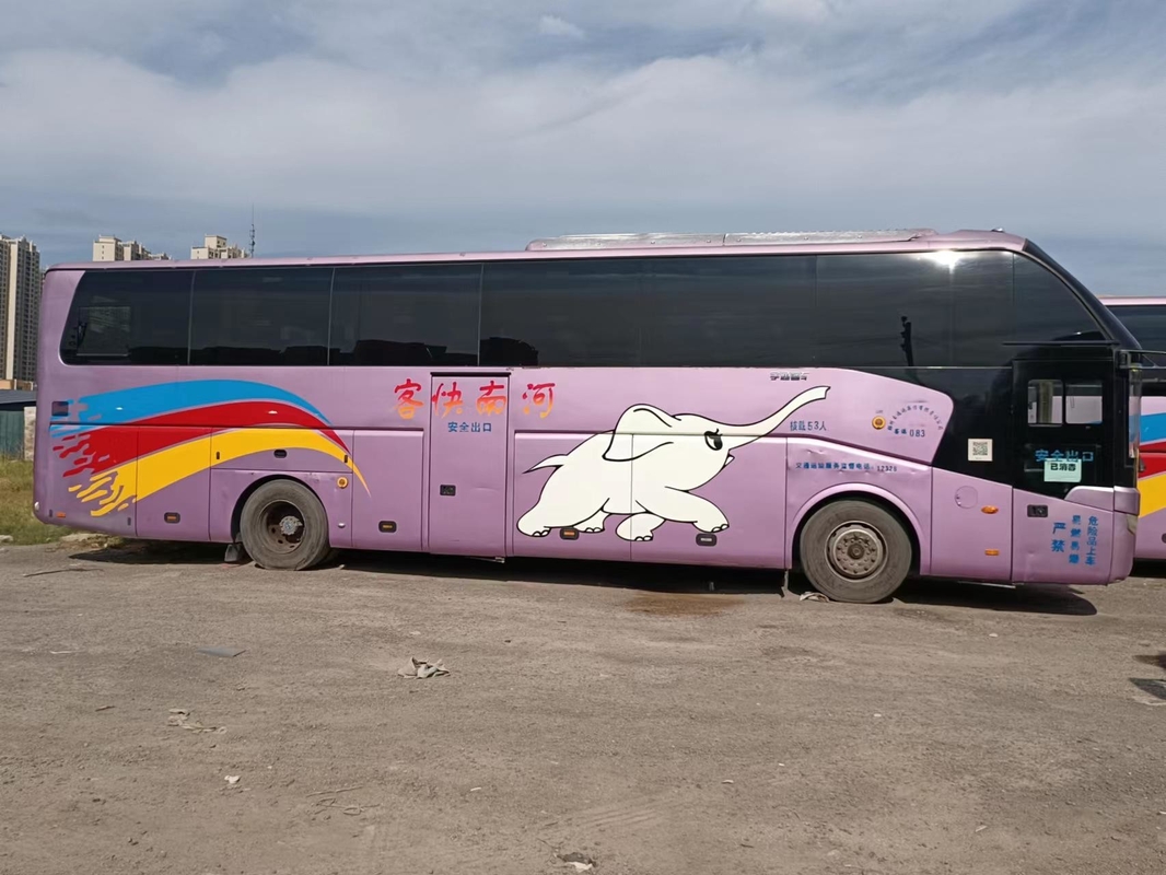2014 ônibus usado assentos da mão de Bus Yutong ZK6122HQ segundos do treinador do ano 53 nas boas condições