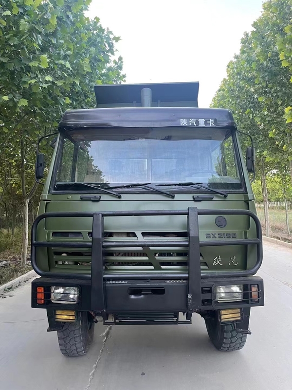 Caminhão basculante completo poderoso usado dos fechamentos de diferencial 6X6 de Tipper With 3 da movimentação do combustível 310hp diesel