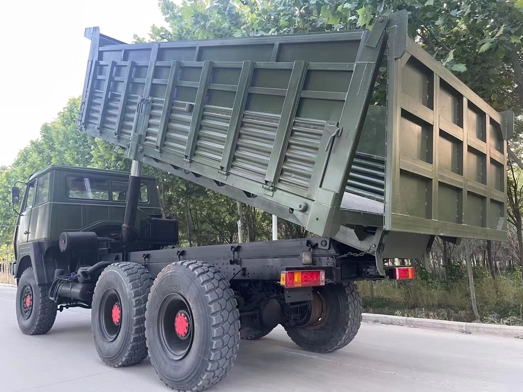 Caminhão basculante completo poderoso usado dos fechamentos de diferencial 6X6 de Tipper With 3 da movimentação do combustível 310hp diesel