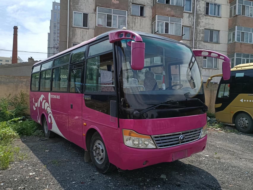 31 ônibus escolar usado de Van de passageiro do ônibus de Seater Mini Bus Yutong Front Engine ZK6752D
