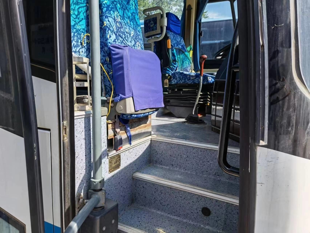 O motor traseiro Sunlong usou o chassi alto da suspensão 55seats do airbag de Bus LHD SLK6122 do treinador