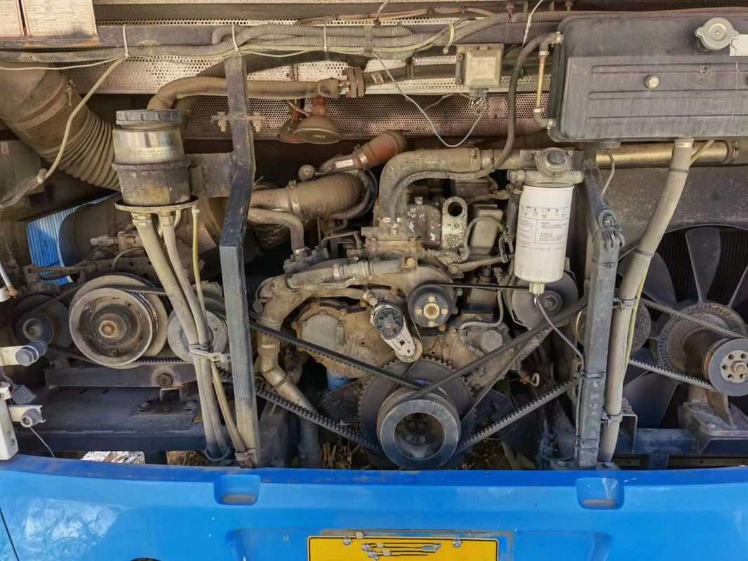 O motor traseiro Sunlong usou o chassi alto da suspensão 55seats do airbag de Bus LHD SLK6122 do treinador