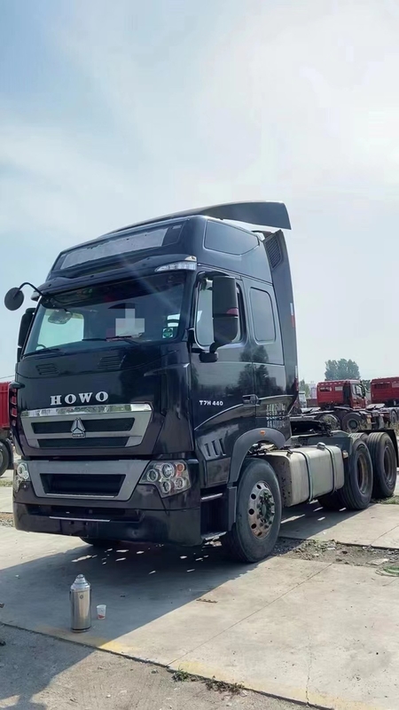 Cabeça usada do reboque do motor diesel da cabeça de Howo T7 do trator do poder de cavalo da roda 440 de Sinotruck 6*4 10