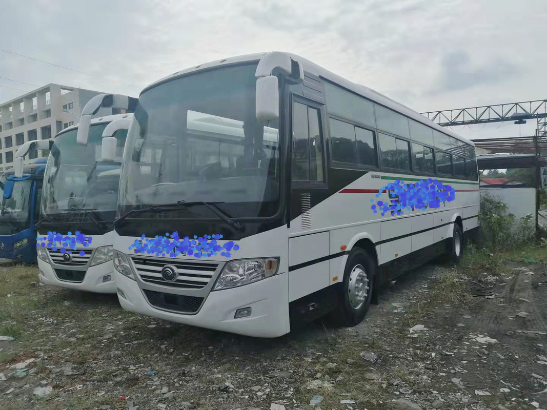 RHD/LHD usou o treinador Bus 2+3layout 60seats com suspensão abundante Yutong ZK6112D da mola de placa