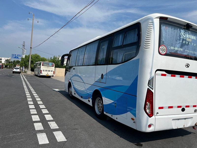 34 assentos 2018 direção usada ano de Bus Kinglong XMQ6802 LHD do treinador para o transporte