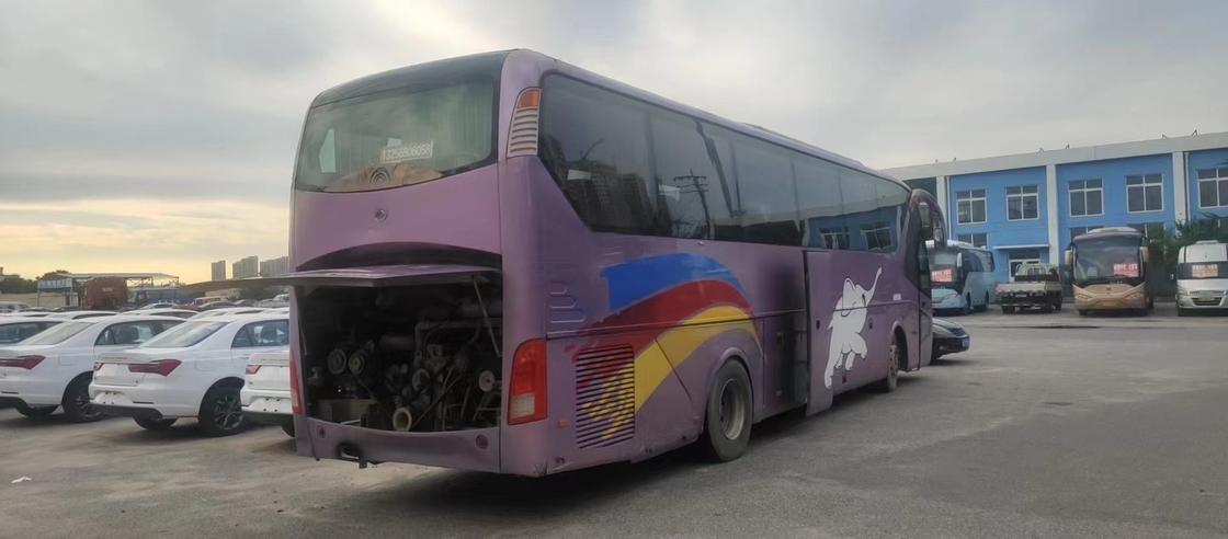 2012 treinador usado Bus Yutong ZK6129HD do ano 53 assentos com a porta dobro de motor diesel de Cummins
