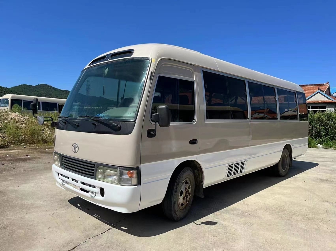 2012 motor diesel usado assentos do ônibus 1Hz da pousa-copos de Toyota do ano 23 com a porta de dobradura nas boas condições