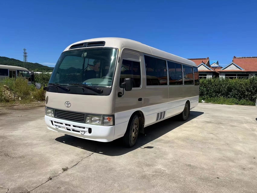 2012 motor diesel usado assentos do ônibus 1Hz da pousa-copos de Toyota do ano 23 com a porta de dobradura nas boas condições