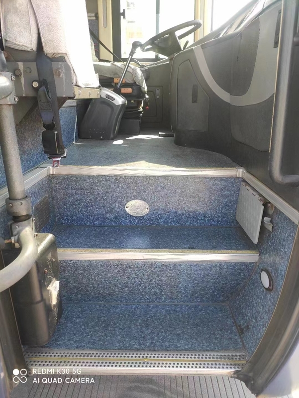 Ônibus usado assentos de ZK6127 55 Yutong motor de um Weichai de 2014 anos com suspensão da mola de lâmina