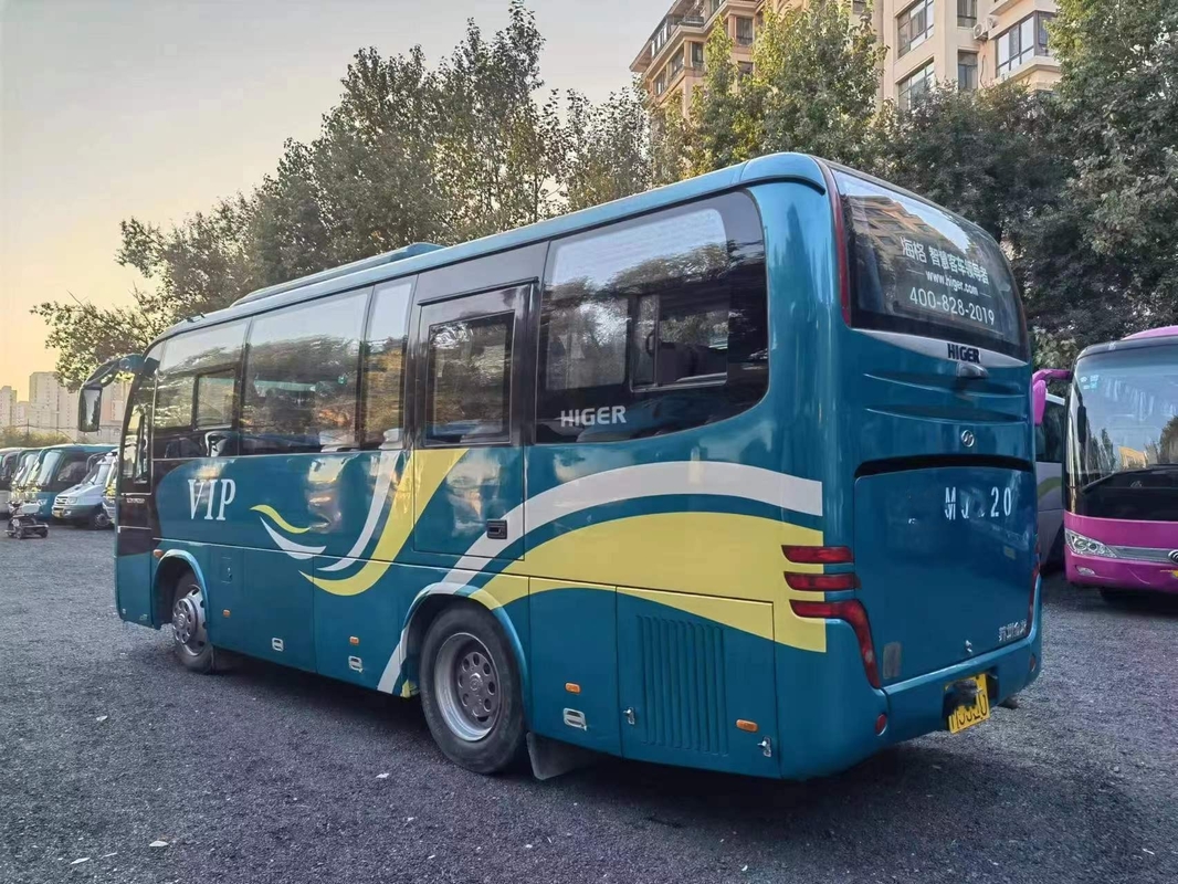 KLQ6796 mais alto luxuoso usou a suspensão da mola de placa do motor 147kw da parte traseira dos assentos LHD dos ônibus 34 do treinador