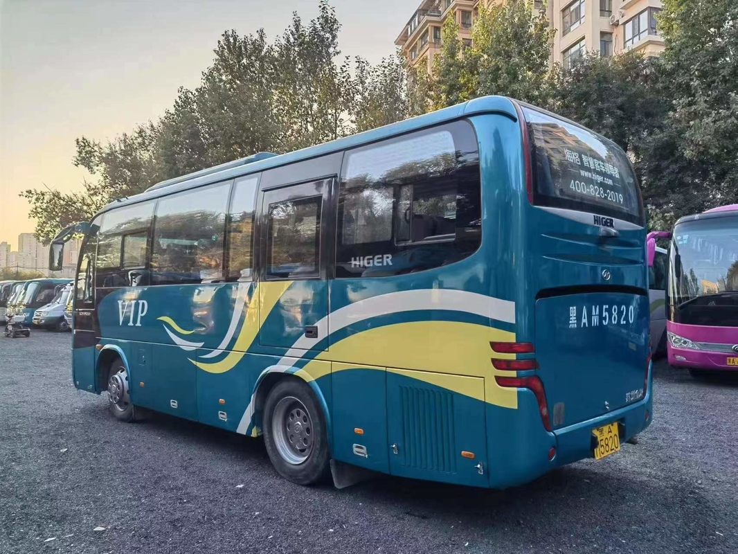 2017 anos 34 KLQ6796 mais alto usado assentos Mini Bus LHD que dirige o motor diesel nenhum acidente