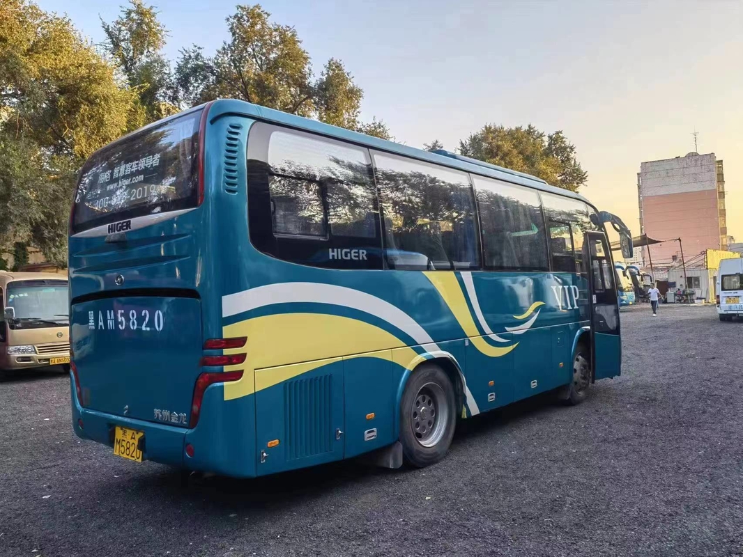 2017 anos 34 KLQ6796 mais alto usado assentos Mini Bus LHD que dirige o motor diesel nenhum acidente