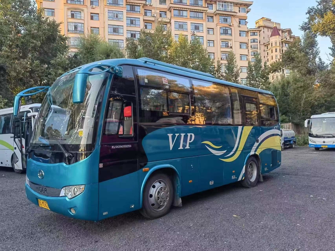 2017 anos 34 KLQ6796 mais alto usado assentos Mini Bus LHD que dirige o motor diesel nenhum acidente
