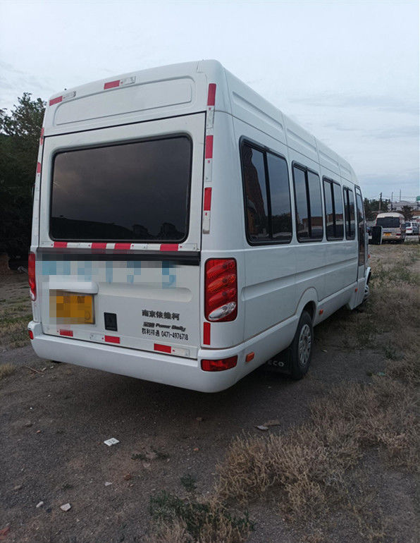 2017 Ano 23 Ônibus usado com assento de couro Ar condicionado Em boas condições