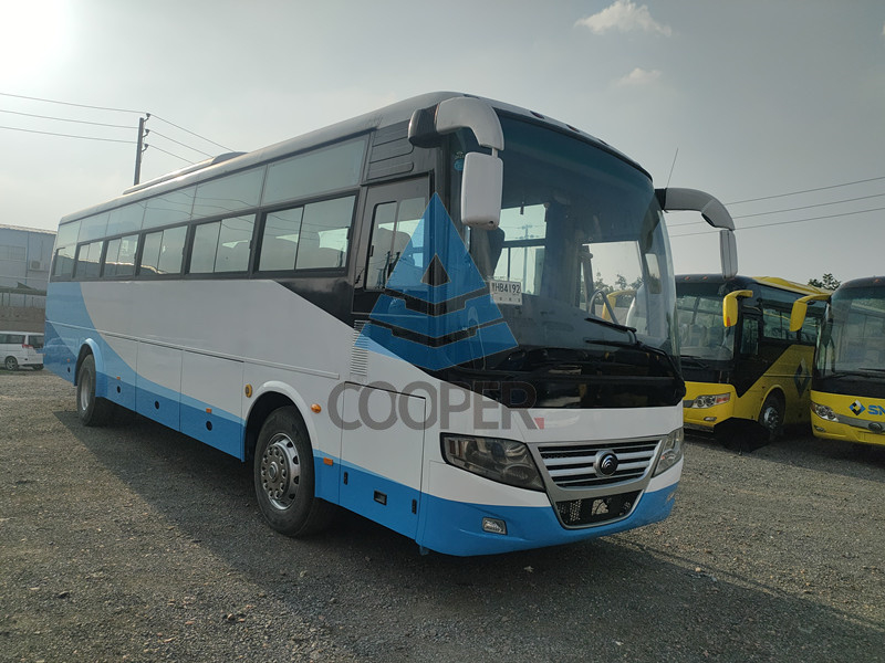 2014 ano 53 lugares Yutong ônibus usado ZK6112D direção RHD novo assento ar condicionado