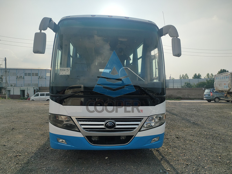2014 ano 53 lugares Yutong ônibus usado ZK6112D direção RHD novo assento ar condicionado