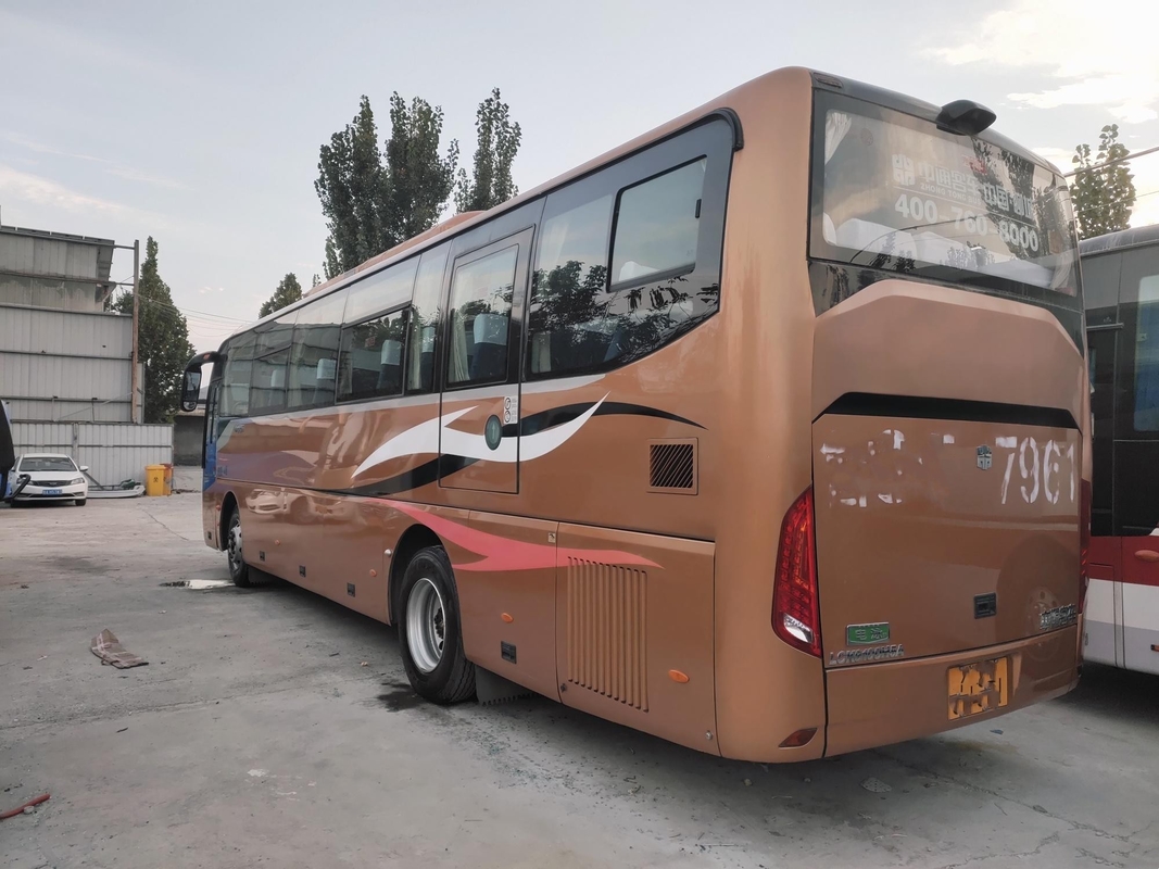 LCK6100 44seater usou a movimentação da mão esquerda das portas do motor dois de Zhongtong Bus Yuchai do treinador
