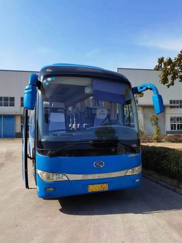 Direção esquerda usada tipo do motor 180kw de Bus XMQ6117y 52seater do treinador de Kinglong para trás