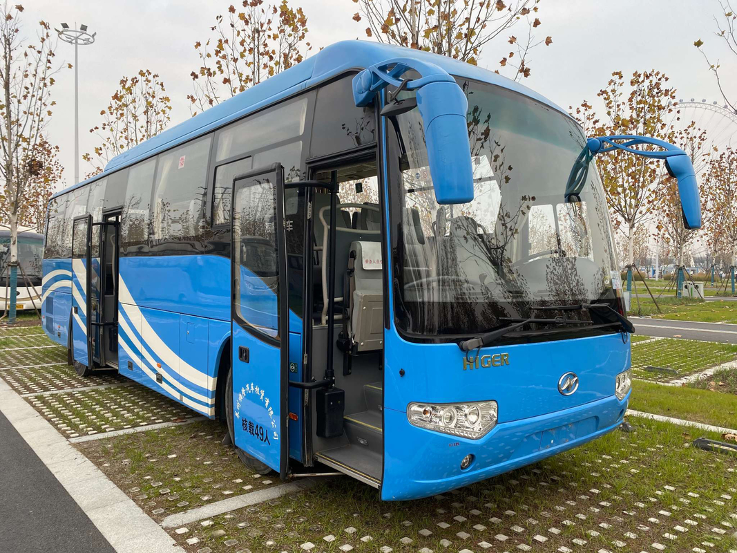 Ônibus luxuoso do transporte do passageiro dos assentos RHD LHD de Bus Used Kinglong 49 do treinador para a venda