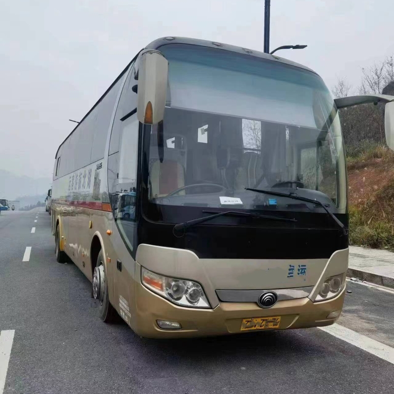 o ò tipo Yutong 49seater do treinador ZK6110 da mão usou motor de Yuchai das portas do ônibus do curso o único