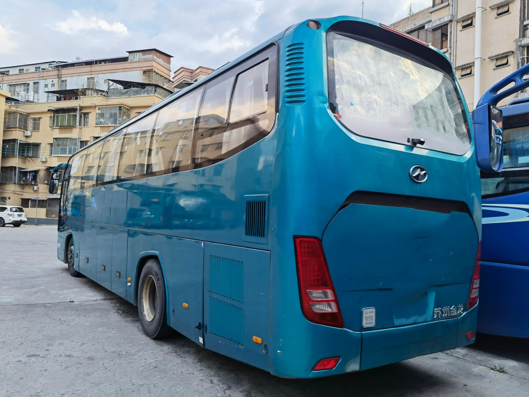 Motor traseiro do ônibus de excursão dos assentos da porta 47 do ônibus do passageiro de Bush da mola de lâmina do ônibus de turista da segunda mão único