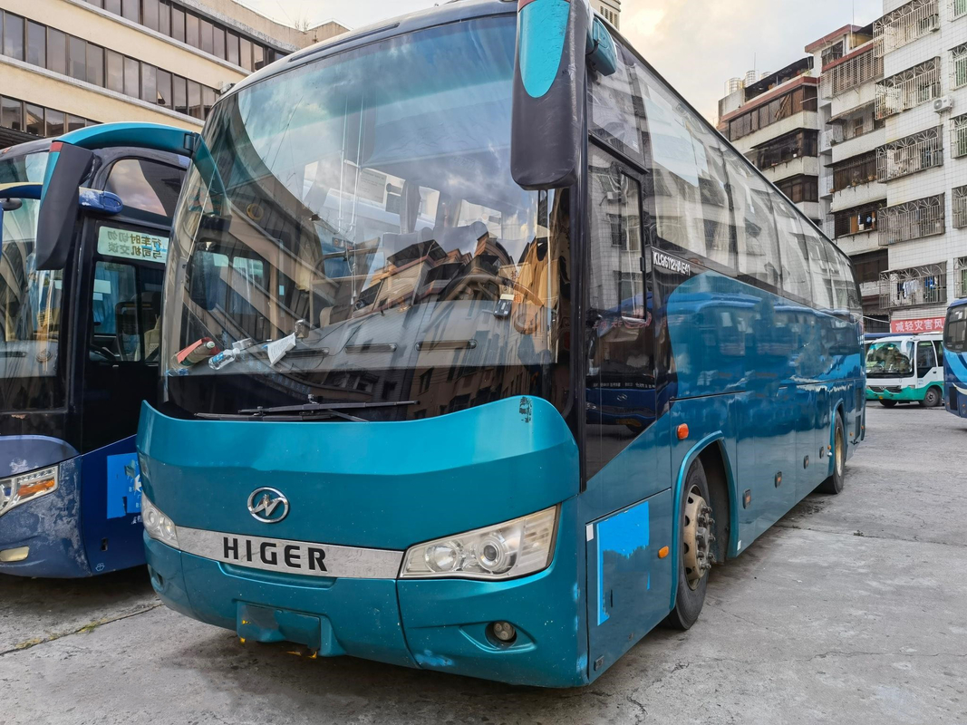 Motor traseiro do ônibus de excursão dos assentos da porta 47 do ônibus do passageiro de Bush da mola de lâmina do ônibus de turista da segunda mão único