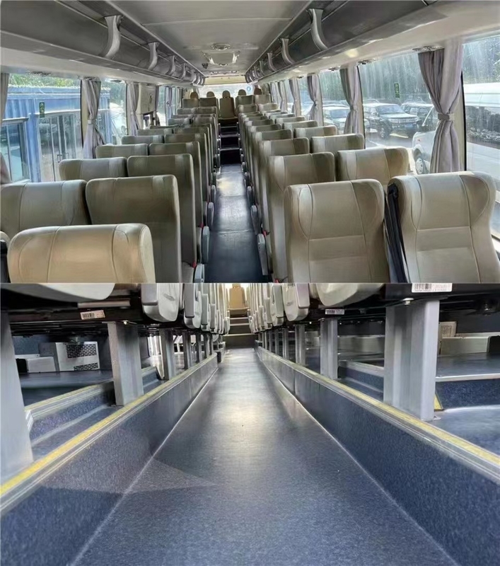 O ônibus luxuoso do curso 2017 o ônibus Zk6125HQ do ano 55seat Yutong entrega em segundo Buss para a venda