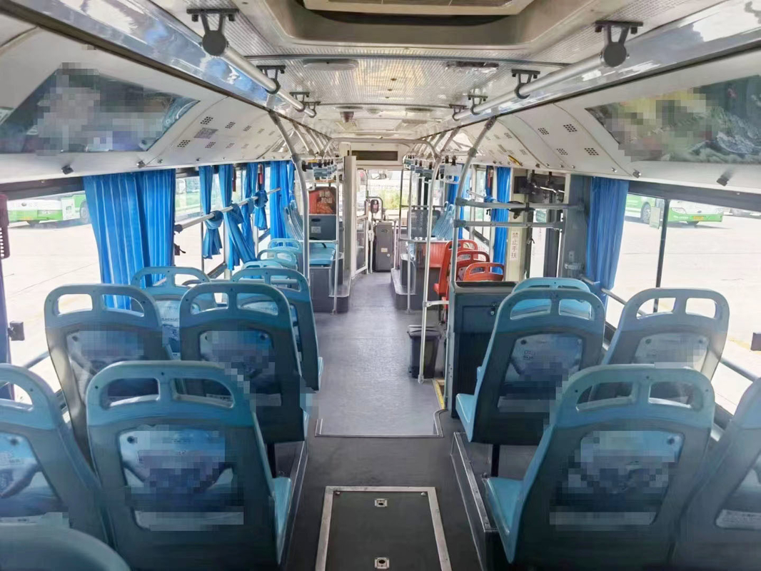 Ônibus usado do transporte público de mão do ônibus segundo do trânsito da cidade de Yutong LHD do ônibus da cidade