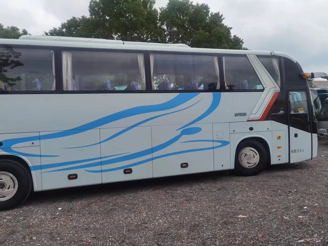 Os assentos usados do ônibus de excursão 55 treinam Bus Kinglong XMQ6128 com o ônibus luxuoso do curso do motor diesel