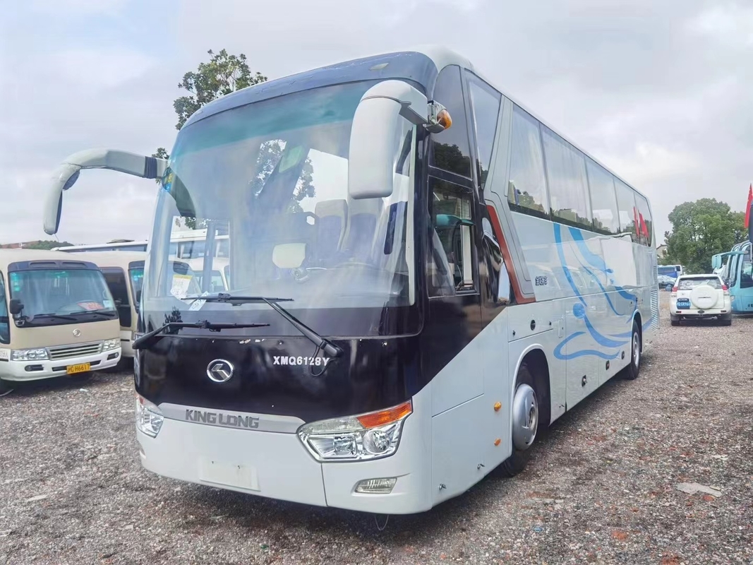 Os assentos usados do ônibus de excursão 55 treinam Bus Kinglong XMQ6128 com o ônibus luxuoso do curso do motor diesel