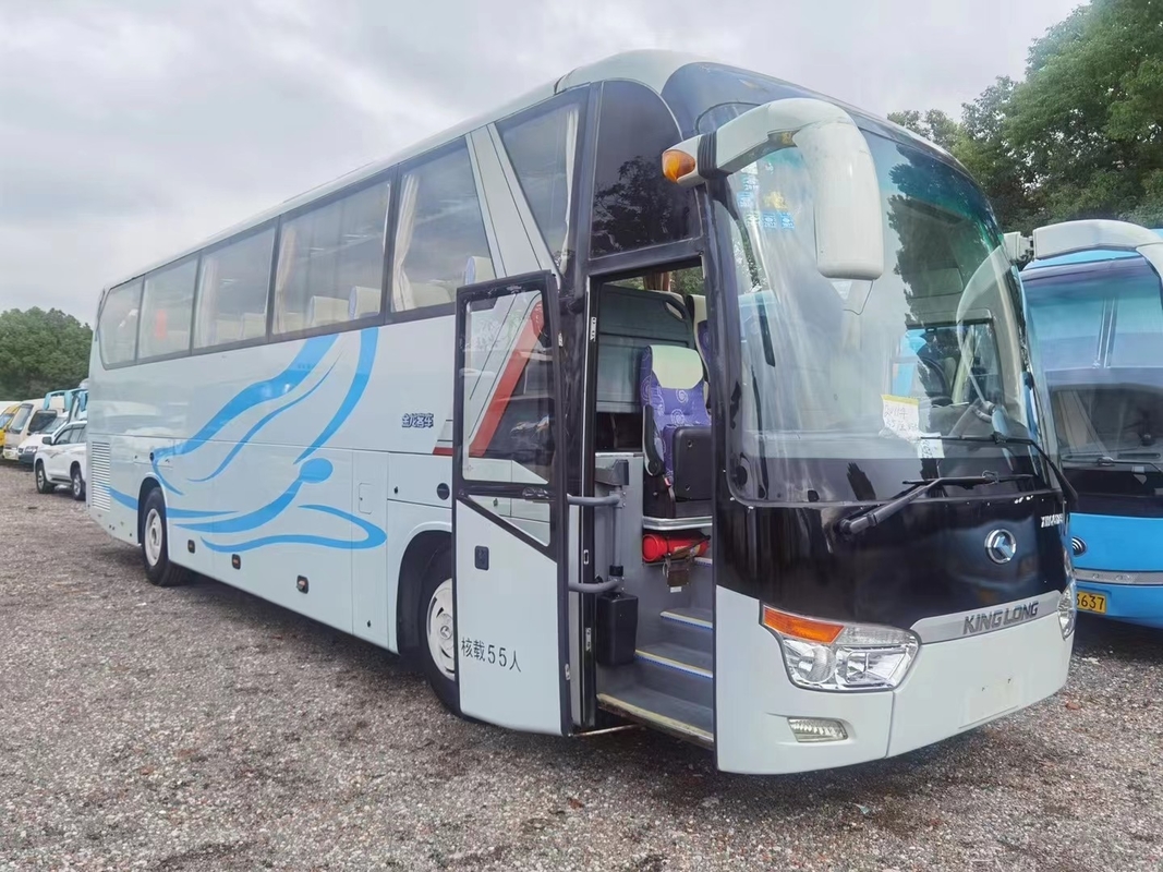 Os assentos usados do ônibus de excursão 55 treinam Bus Kinglong XMQ6128 com o ônibus luxuoso do curso do motor diesel