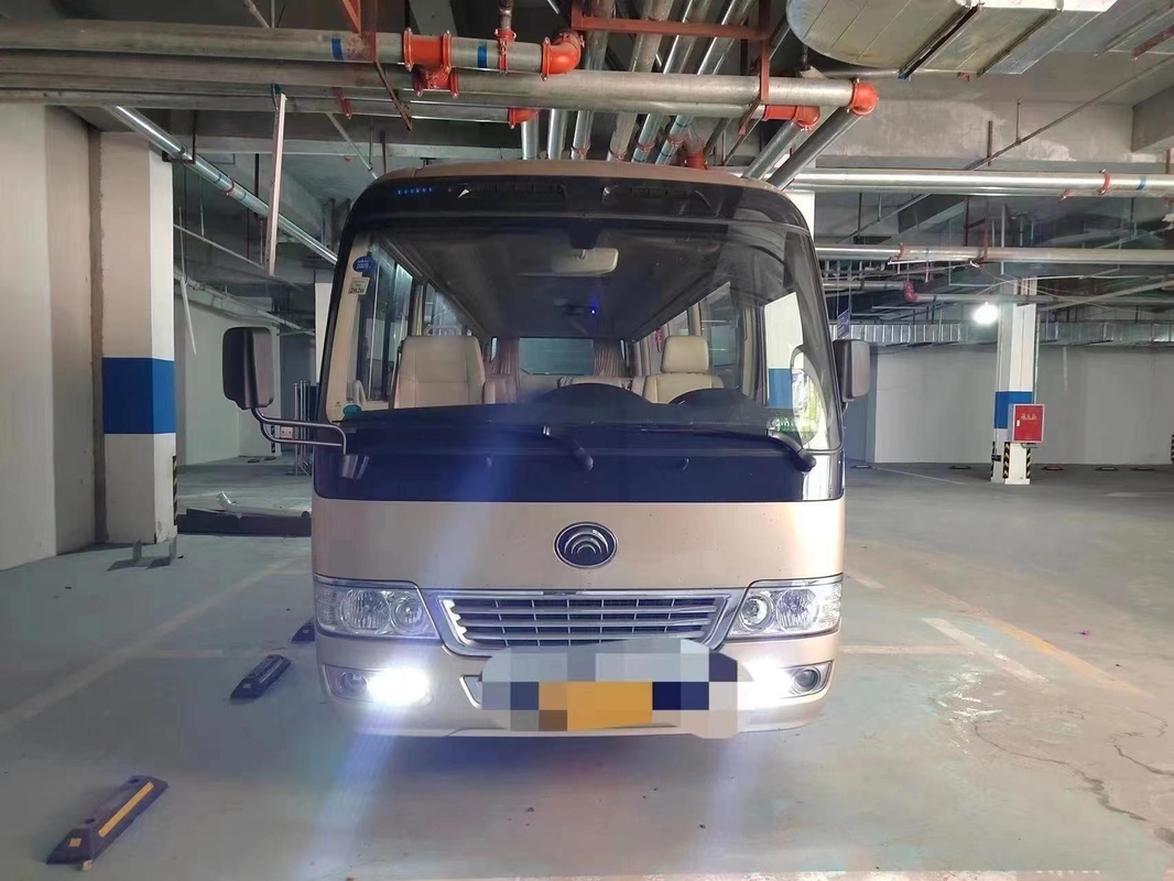 Mão 17 Seater da gasolina 2018 da transmissão automática de Yutong T7 17seats do ônibus do motor diesel segundo