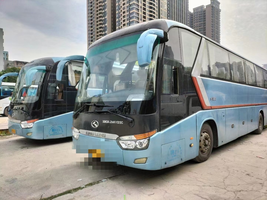 Ônibus do condicionador de ar do ônibus da mão de Second Hand Bus 52 Seater Kinglong XMQ6129 ò do treinador para a venda