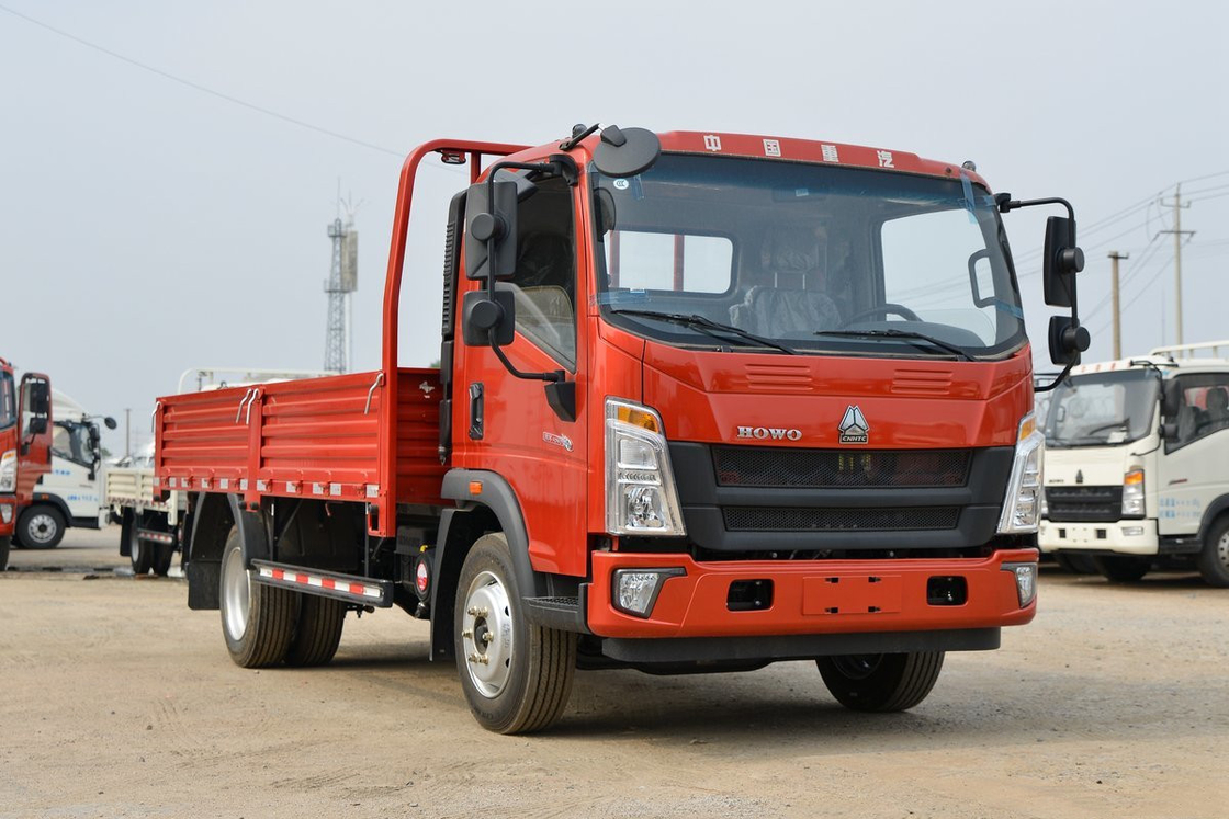 Lhd usou o motor diesel da descarga 160hp Howo Mini Dump Truck For Sale do caminhão