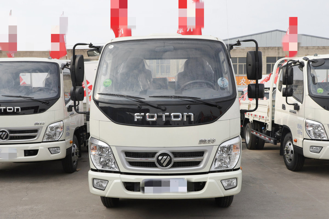 Caminhões novos leves usados do caminhão basculante 4x2 Tipper Tipping Left Hand Drive Foton da descarga 132hp do caminhão