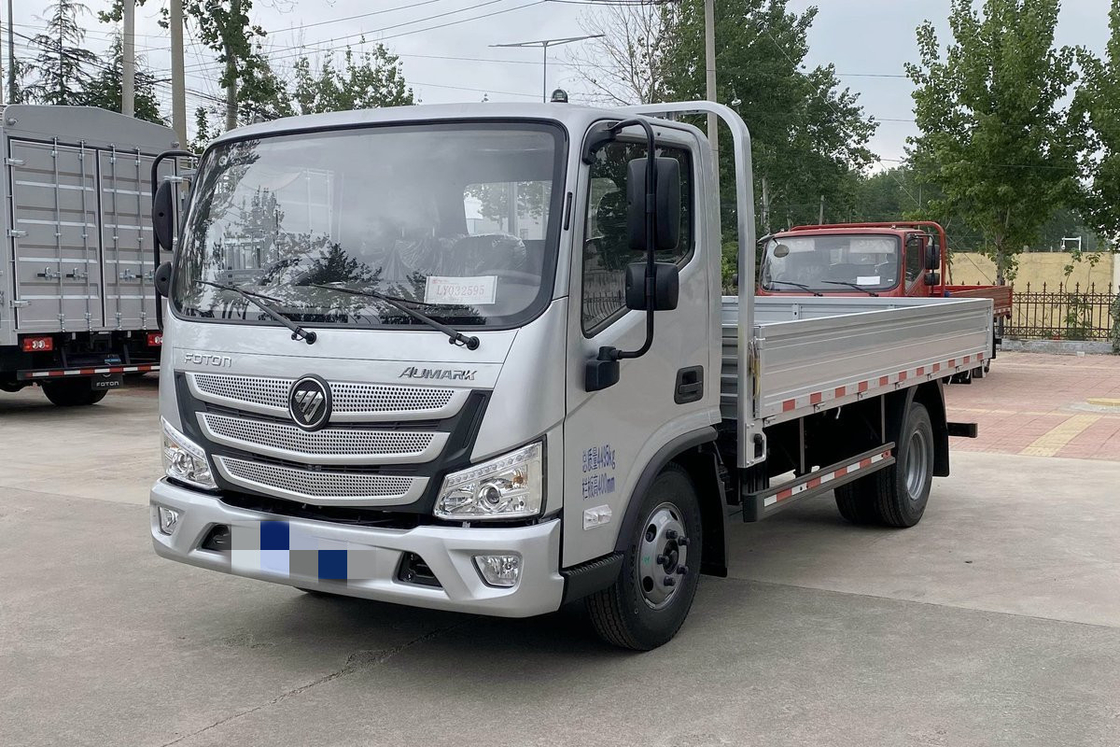 156hp usou o Euro 6 Mini Trucks For Philippines do caminhão basculante a exploração agrícola de 5t que usou único Axle Dump Trucks