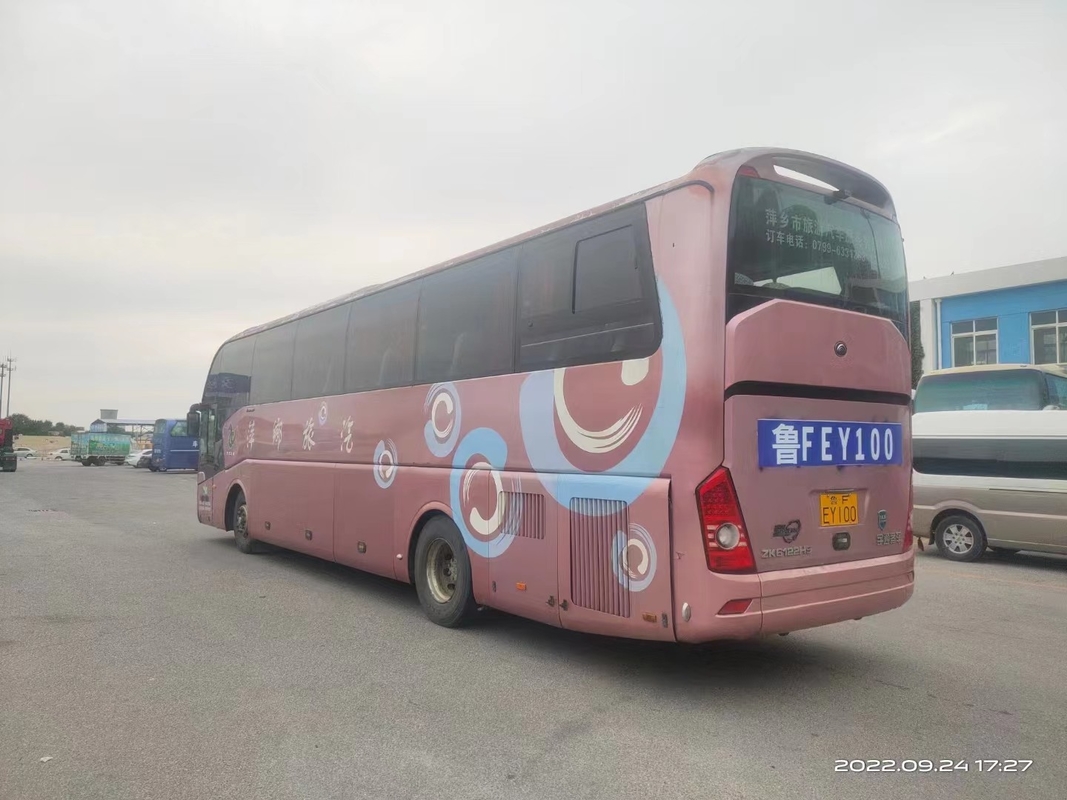 Ônibus usado da mão de Yutong ZK6122 segundo dos treinadores de motor diesel da cidade de 2016 assentos do ano 55
