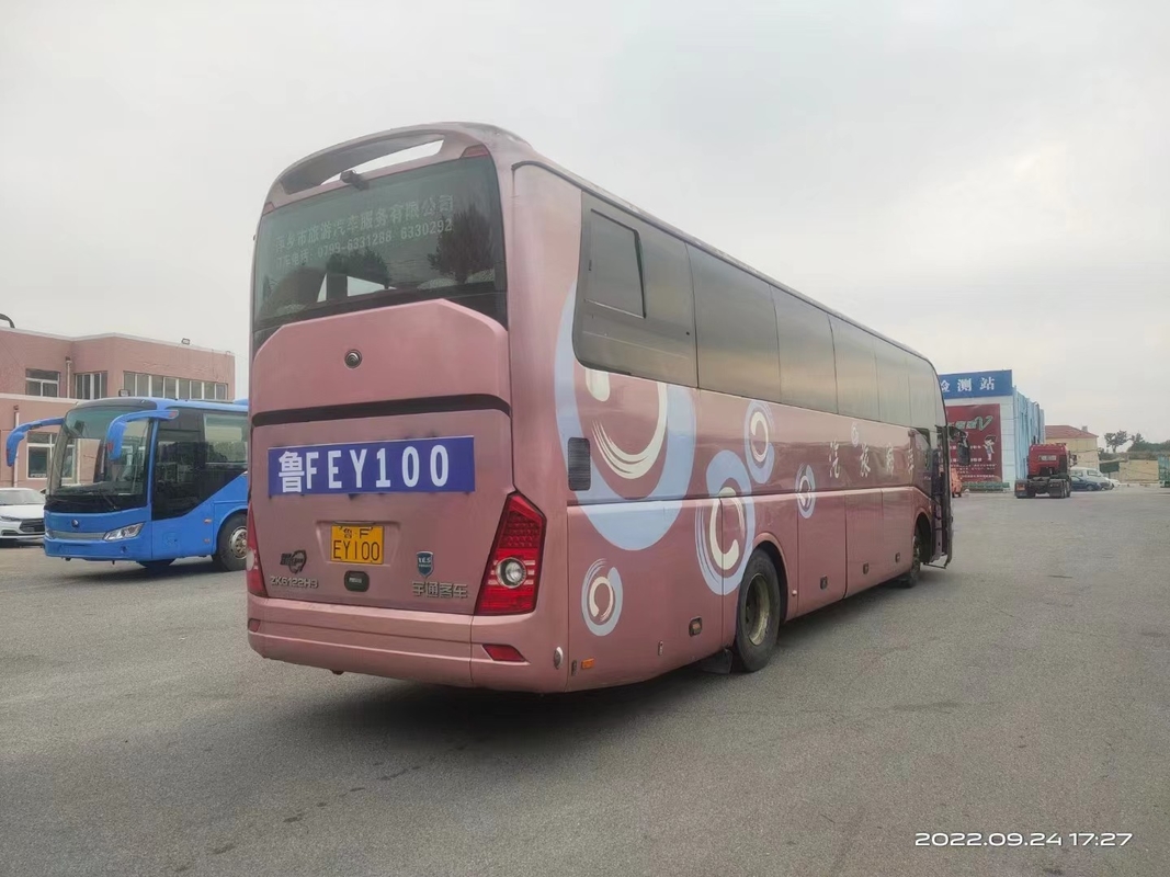 Ônibus usado da mão de Yutong ZK6122 segundo dos treinadores de motor diesel da cidade de 2016 assentos do ano 55