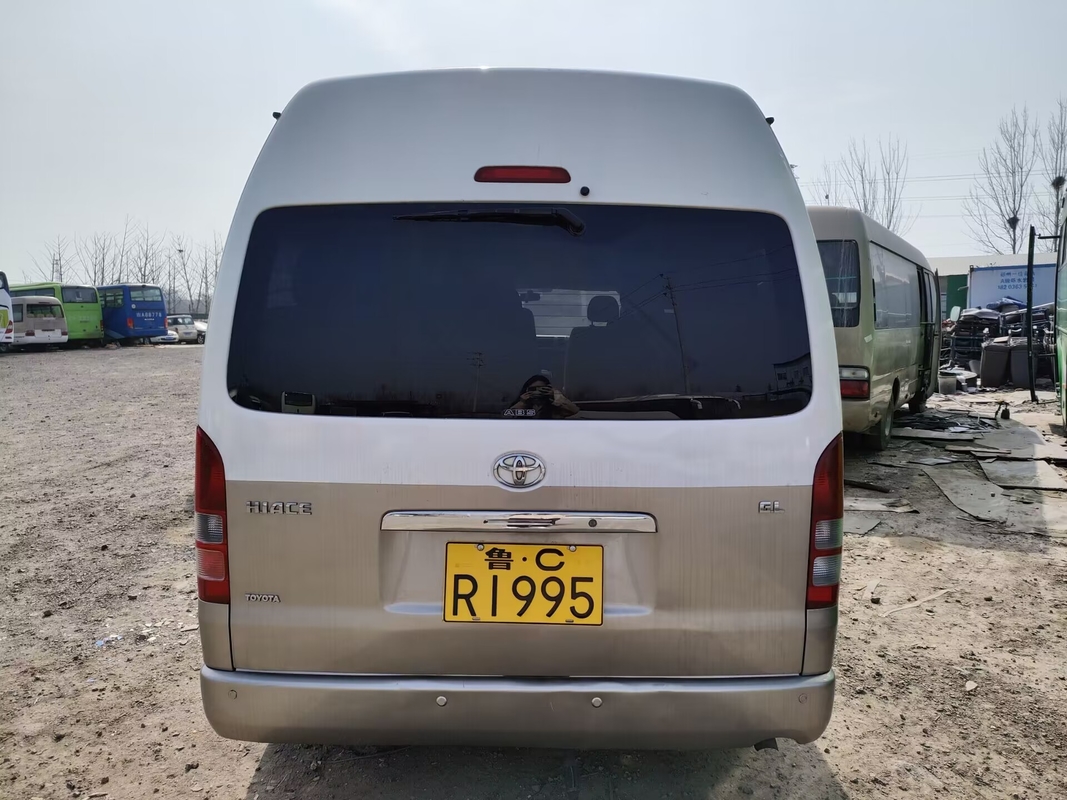 Japonês usado transporta Hiace 13 - tipo deixado de Toyota da direção do motor de gasolina 15seater