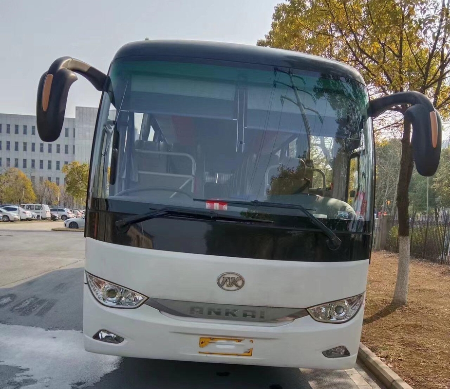 Treinador usado ônibus Bus Yuchai Engine da segunda mão 50 portas de dobro Ankai dos assentos HFF6129KDE5