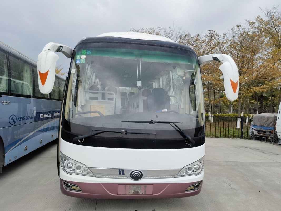 Os treinadores de motor usados usaram o ônibus ZK6816H5Y 34 de Yutong assentam o condicionador de ar do motor de Yuchai