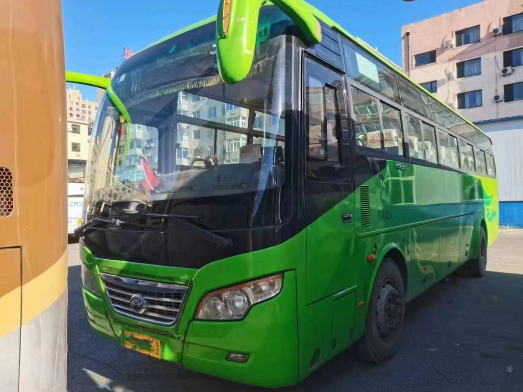 O treinador usado Bus Double Doors 43 assentos usou Tong Bus novo ZK6102D Front Engine