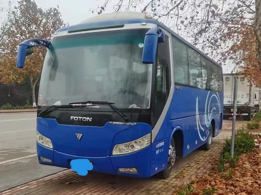 Movimentação usada 37 assentos da mão esquerda do ônibus e do ônibus BJ6850 de Yuchai Engine Used Foton do treinador