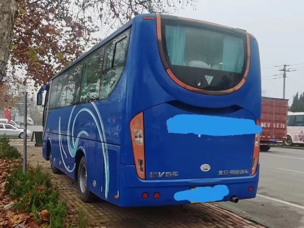 Movimentação usada 37 assentos da mão esquerda do ônibus e do ônibus BJ6850 de Yuchai Engine Used Foton do treinador