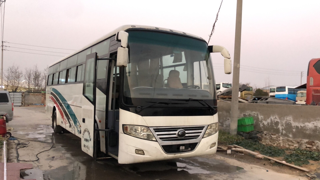 Janela de deslizamento usada assentos do ônibus ZK6112D de Front Engine 53 Yutong do ônibus de turista da segunda mão