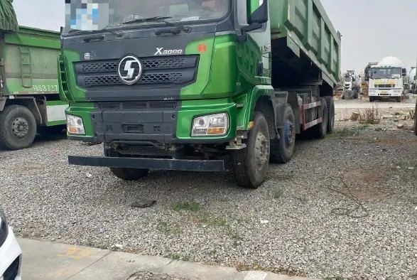 Caminhão basculante comercial usado da mão SHACMAN D'LONG X3000 do motor segundo dos caminhões 8×4 430hp Weichai