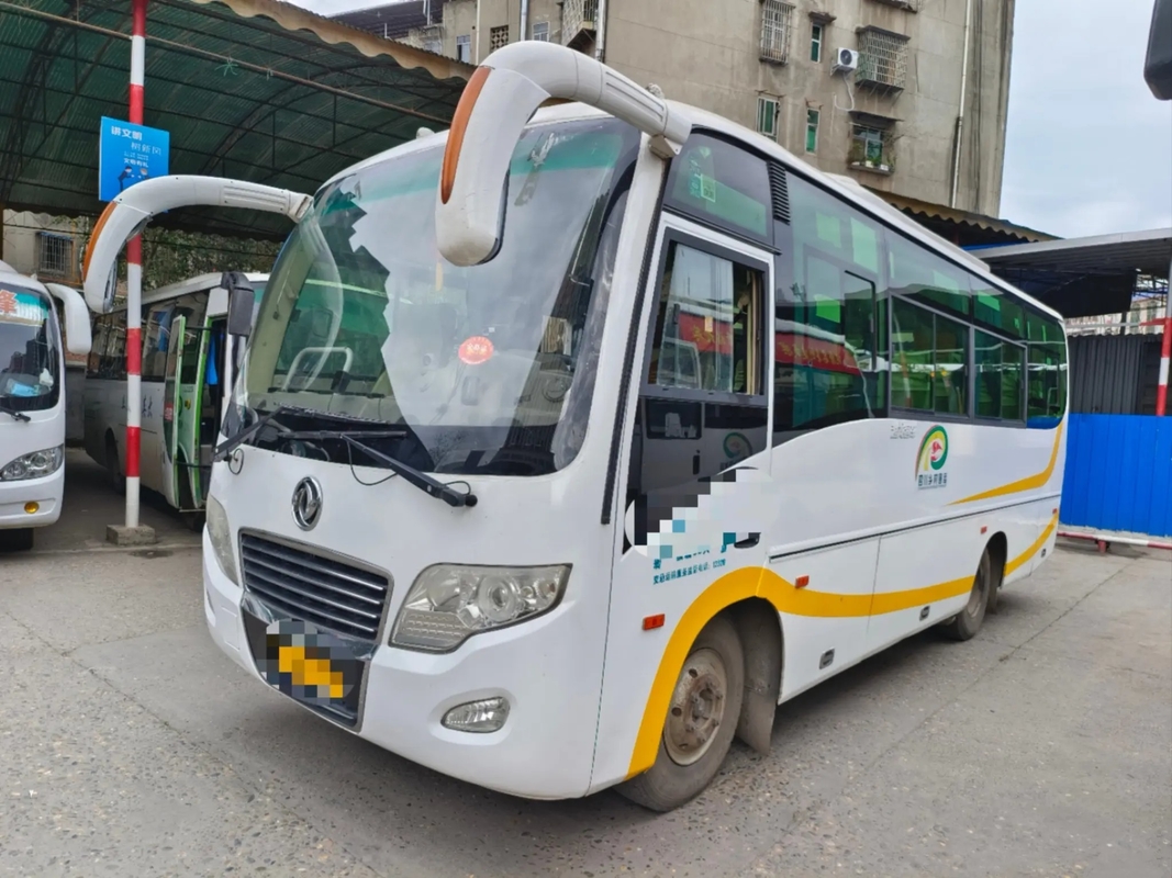 Used Transit Bus 30 Seats Dongfeng Second Hand Bus EQ6752 Front Engine Sliding Window