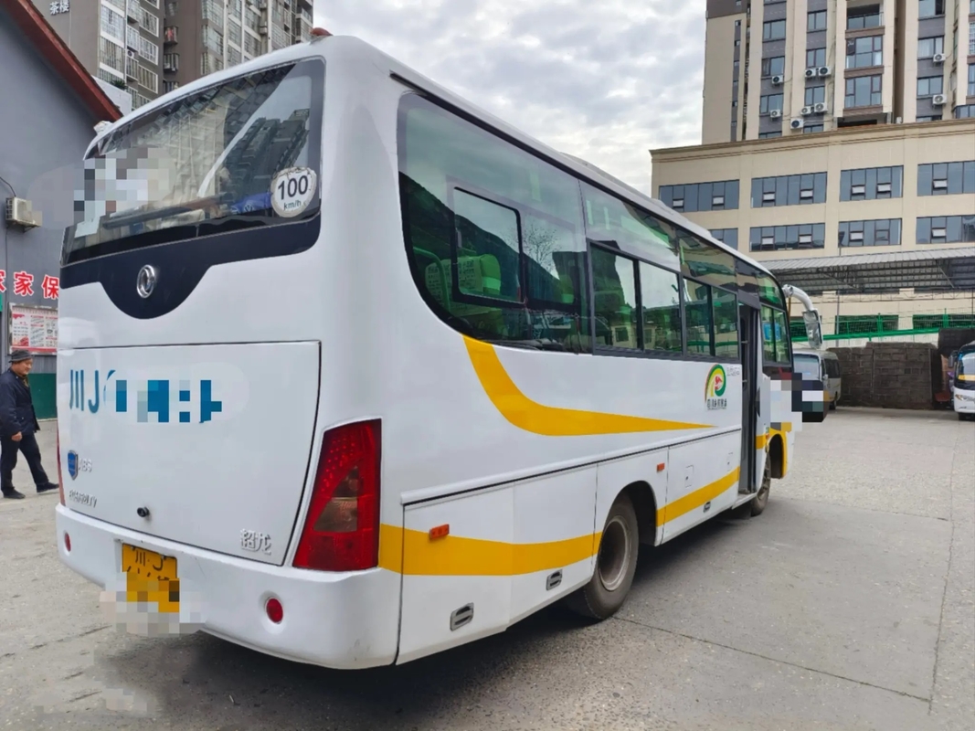 Used Transit Bus 30 Seats Dongfeng Second Hand Bus EQ6752 Front Engine Sliding Window