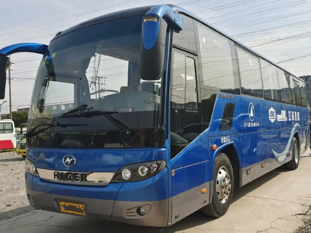 Mão usada KLQ6115 mais alto da porta LHD/RHD ò do compartimento de bagagem dos assentos do motor 50 de Weichai do ônibus do MCI única
